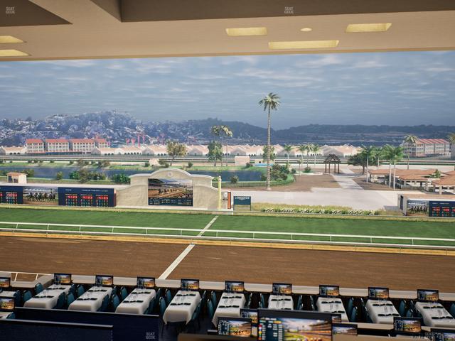 Del Mar Thoroughbred Club - Section Turf Club Lvl 4 Tbl D 12 Seat View