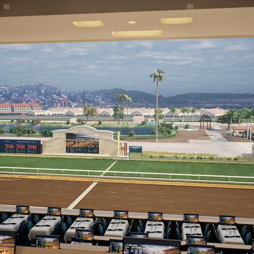 Del Mar Thoroughbred Club - Section Turf Club Lvl 4 Tbl D 13 Seat View