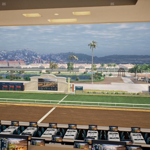 Del Mar Thoroughbred Club - Section Turf Club Lvl 4 Tbl D 14 Seat View