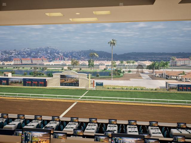 Del Mar Thoroughbred Club - Section Turf Club Lvl 4 Tbl D 14 Seat View