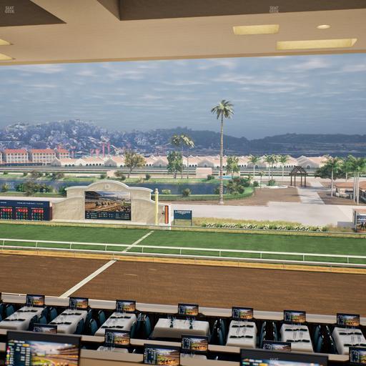 Del Mar Thoroughbred Club - Section Turf Club Lvl 4 Tbl D 17 Seat View