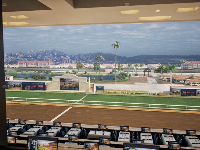Del Mar Thoroughbred Club - Section Turf Club Lvl 4 Tbl D 17 Seat View