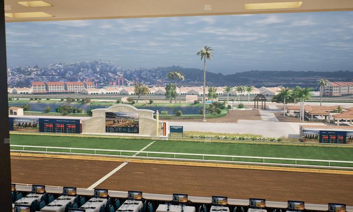 Del Mar Thoroughbred Club - Section Turf Club Lvl 4 Tbl D 17 Seat View