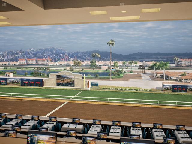 Del Mar Thoroughbred Club - Section Turf Club Lvl 4 Tbl D 18 Seat View