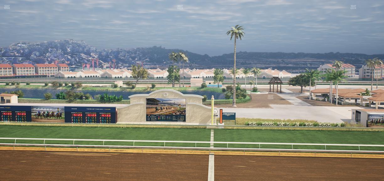 Del Mar Thoroughbred Club - Section Turf Club Lvl 4 Tbl D 2 Seat View