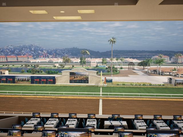Del Mar Thoroughbred Club - Section Turf Club Lvl 4 Tbl D 2 Seat View
