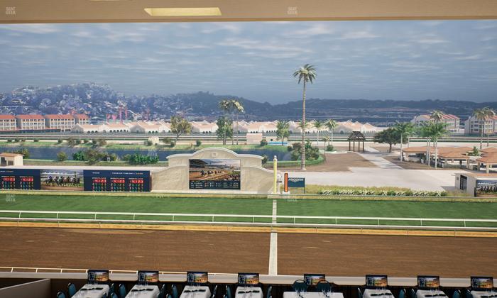 Del Mar Thoroughbred Club - Section Turf Club Lvl 4 Tbl D 2 Seat View