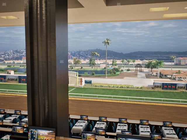 Del Mar Thoroughbred Club - Section Turf Club Lvl 4 Tbl D 21 Seat View
