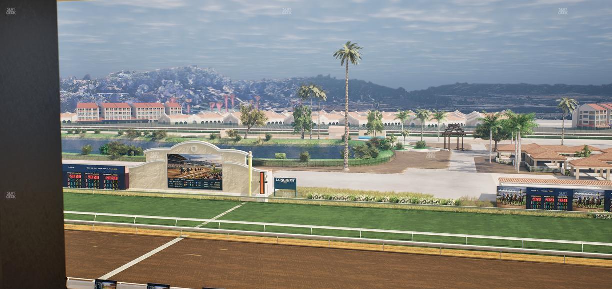 Del Mar Thoroughbred Club - Section Turf Club Lvl 4 Tbl D 22 Seat View