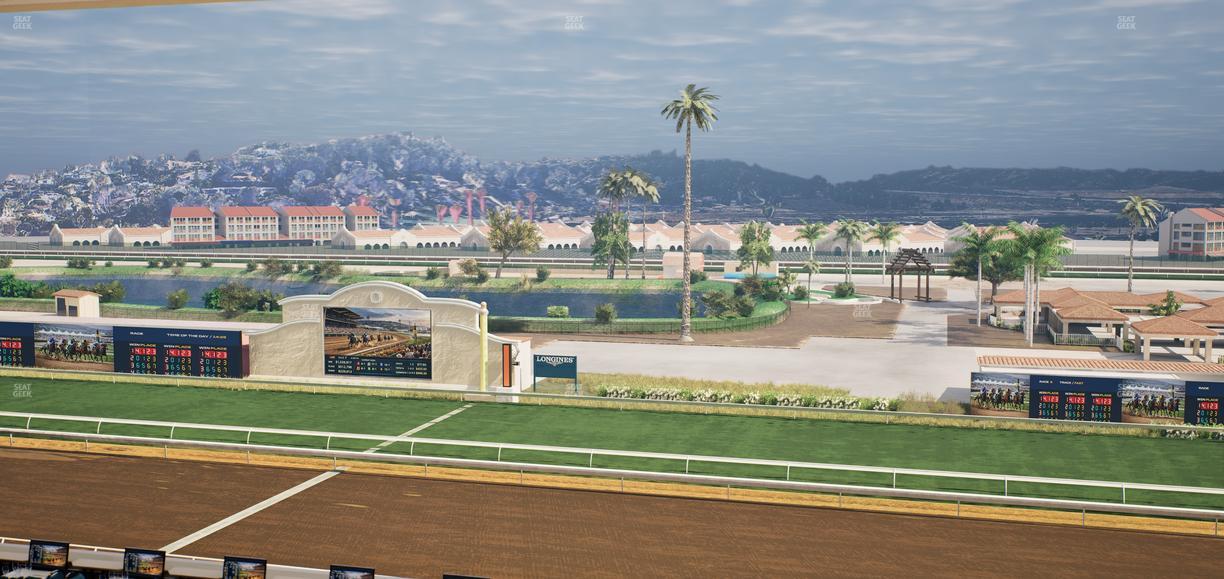 Del Mar Thoroughbred Club - Section Turf Club Lvl 4 Tbl D 24 Seat View