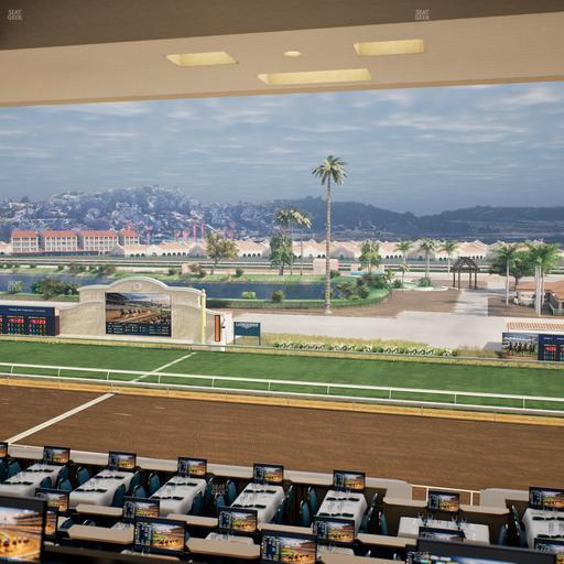 Del Mar Thoroughbred Club - Section Turf Club Lvl 4 Tbl D 24 Seat View