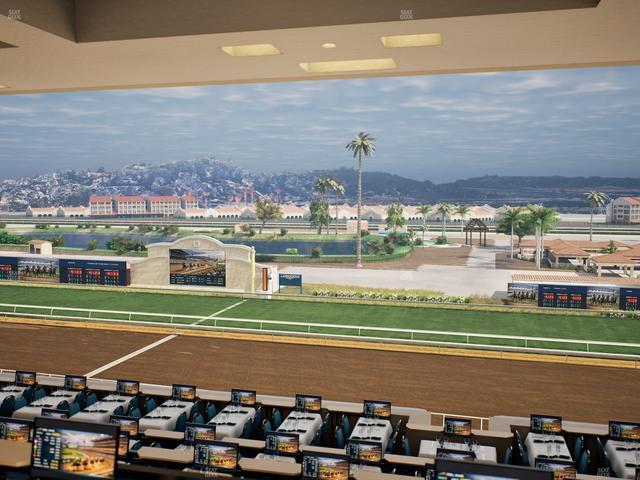 Del Mar Thoroughbred Club - Section Turf Club Lvl 4 Tbl D 24 Seat View