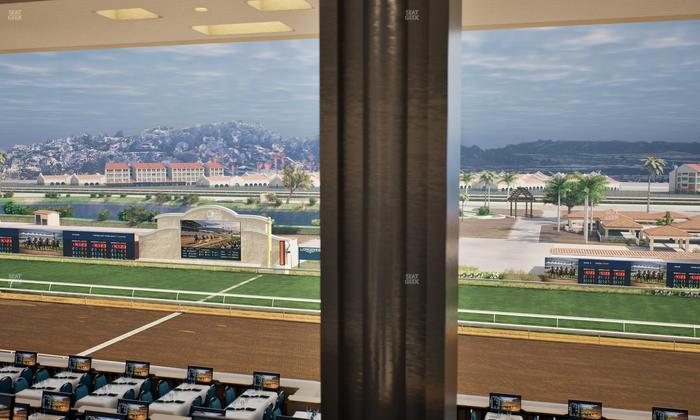 Del Mar Thoroughbred Club - Section Turf Club Lvl 4 Tbl D 26 Seat View