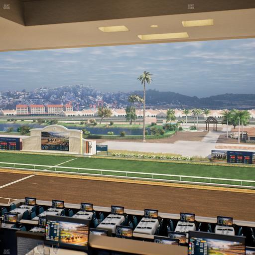 Del Mar Thoroughbred Club - Section Turf Club Lvl 4 Tbl D 29 Seat View