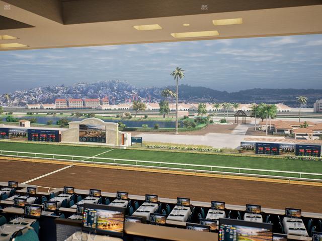 Del Mar Thoroughbred Club - Section Turf Club Lvl 4 Tbl D 29 Seat View