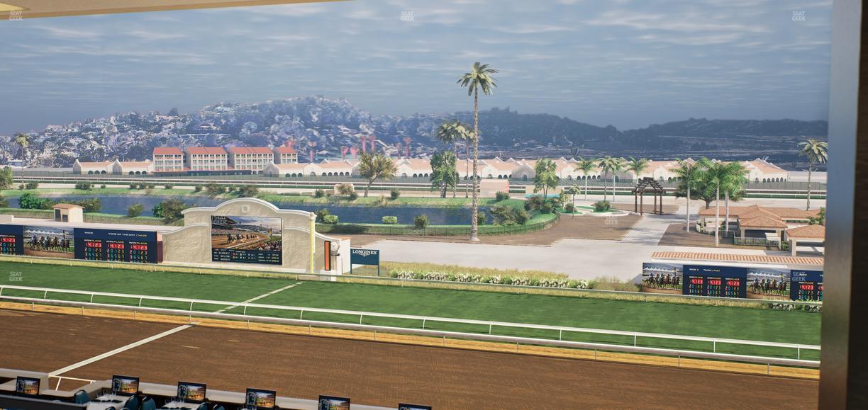 Del Mar Thoroughbred Club - Section Turf Club Lvl 4 Tbl D 30 Seat View