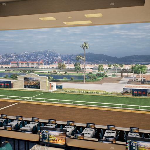 Del Mar Thoroughbred Club - Section Turf Club Lvl 4 Tbl D 30 Seat View