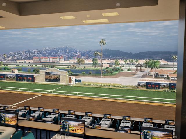 Del Mar Thoroughbred Club - Section Turf Club Lvl 4 Tbl D 30 Seat View