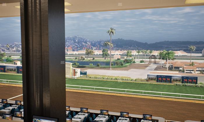 Del Mar Thoroughbred Club - Section Turf Club Lvl 4 Tbl D 32 Seat View