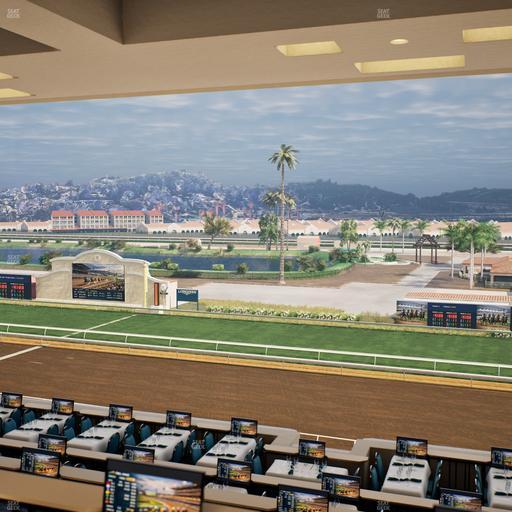 Del Mar Thoroughbred Club - Section Turf Club Lvl 4 Tbl D 34 Seat View