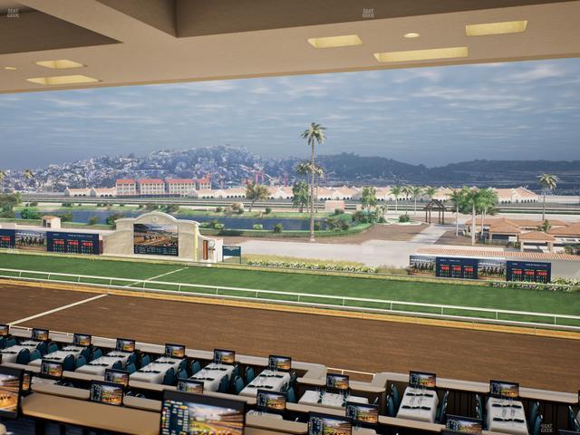 Del Mar Thoroughbred Club - Section Turf Club Lvl 4 Tbl D 34 Seat View