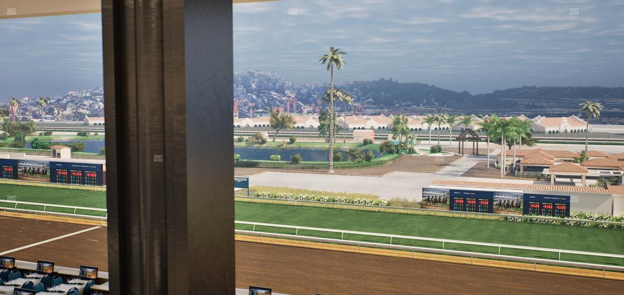Del Mar Thoroughbred Club - Section Turf Club Lvl 4 Tbl D 37 Seat View