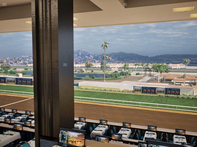 Del Mar Thoroughbred Club - Section Turf Club Lvl 4 Tbl D 37 Seat View
