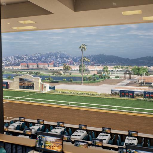 Del Mar Thoroughbred Club - Section Turf Club Lvl 4 Tbl D 38 Seat View