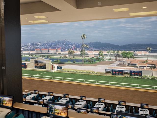 Del Mar Thoroughbred Club - Section Turf Club Lvl 4 Tbl D 38 Seat View