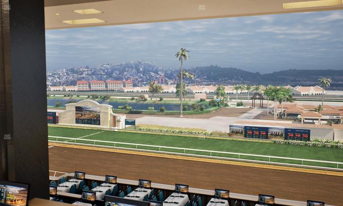 Del Mar Thoroughbred Club - Section Turf Club Lvl 4 Tbl D 38 Seat View
