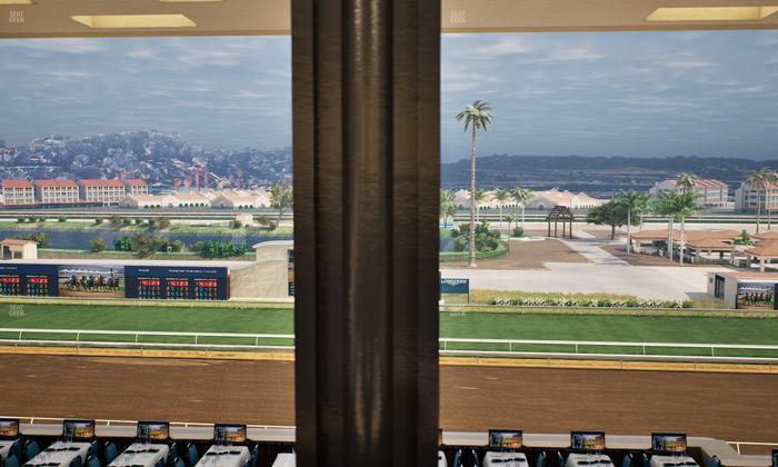 Del Mar Thoroughbred Club - Section Turf Club Lvl 4 Tbl D 4 Seat View
