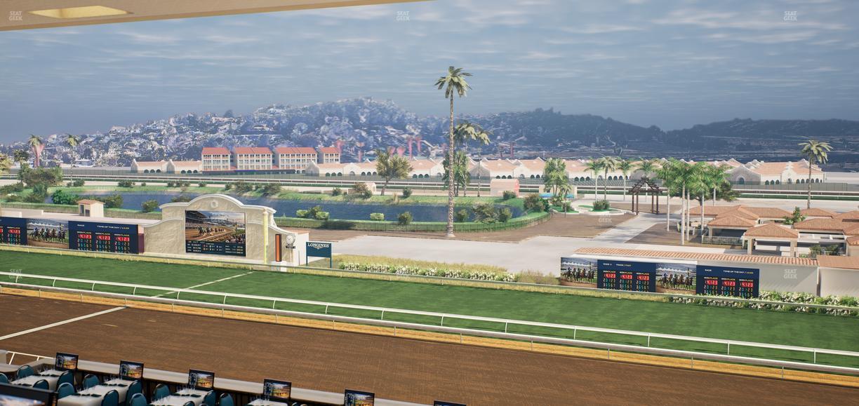 Del Mar Thoroughbred Club - Section Turf Club Lvl 4 Tbl D 40 Seat View