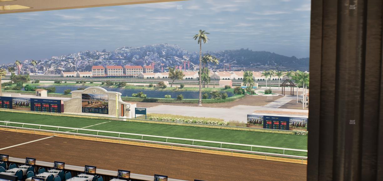 Del Mar Thoroughbred Club - Section Turf Club Lvl 4 Tbl D 41 Seat View