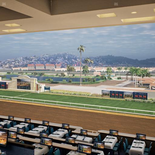Del Mar Thoroughbred Club - Section Turf Club Lvl 4 Tbl D 44 Seat View