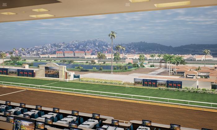 Del Mar Thoroughbred Club - Section Turf Club Lvl 4 Tbl D 44 Seat View