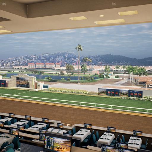 Del Mar Thoroughbred Club - Section Turf Club Lvl 4 Tbl D 45 Seat View