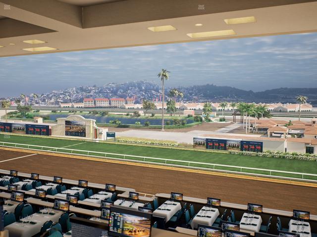 Del Mar Thoroughbred Club - Section Turf Club Lvl 4 Tbl D 45 Seat View