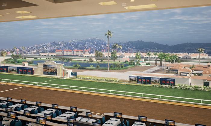 Del Mar Thoroughbred Club - Section Turf Club Lvl 4 Tbl D 45 Seat View
