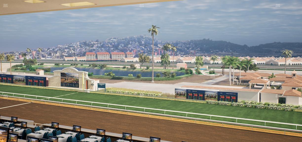 Del Mar Thoroughbred Club - Section Turf Club Lvl 4 Tbl D 49 Seat View