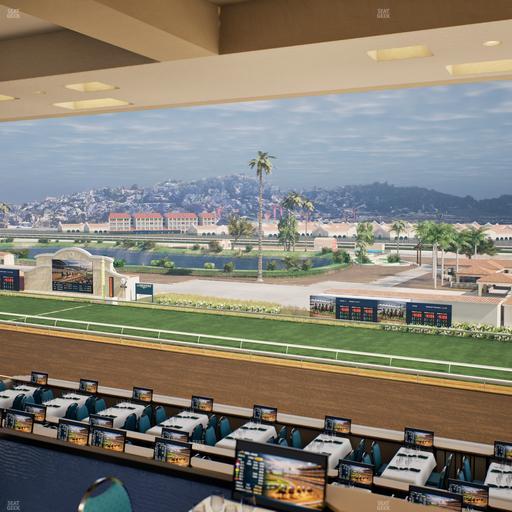 Del Mar Thoroughbred Club - Section Turf Club Lvl 4 Tbl D 49 Seat View