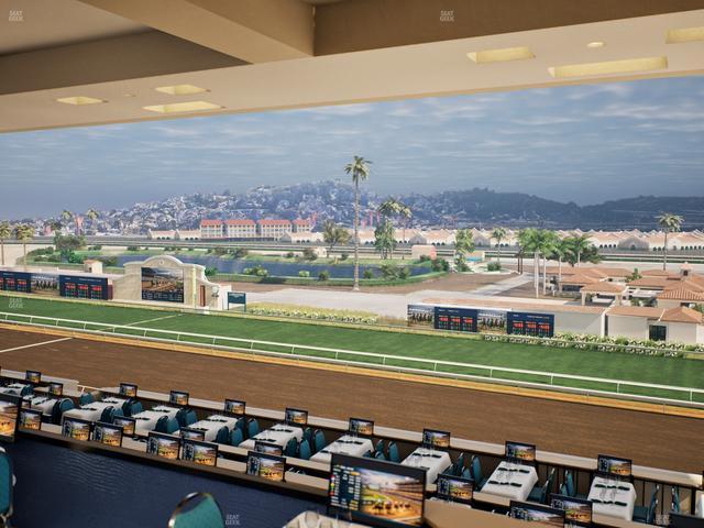Del Mar Thoroughbred Club - Section Turf Club Lvl 4 Tbl D 49 Seat View