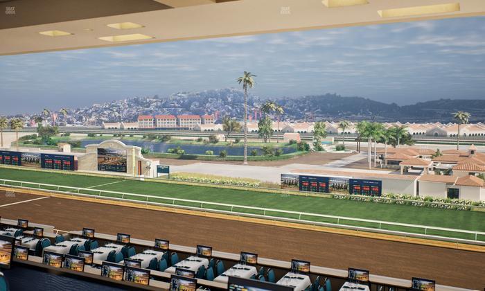 Del Mar Thoroughbred Club - Section Turf Club Lvl 4 Tbl D 49 Seat View