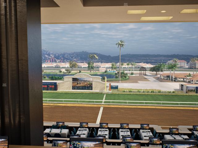 Del Mar Thoroughbred Club - Section Turf Club Lvl 4 Tbl D 5 Seat View