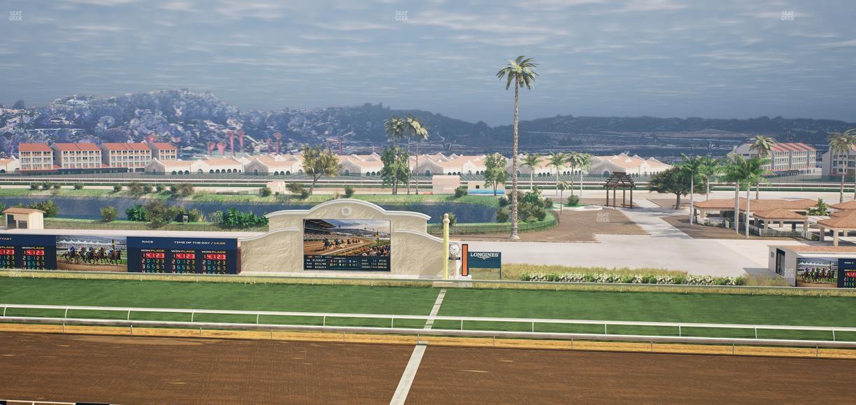 Del Mar Thoroughbred Club - Section Turf Club Lvl 4 Tbl D 7 Seat View