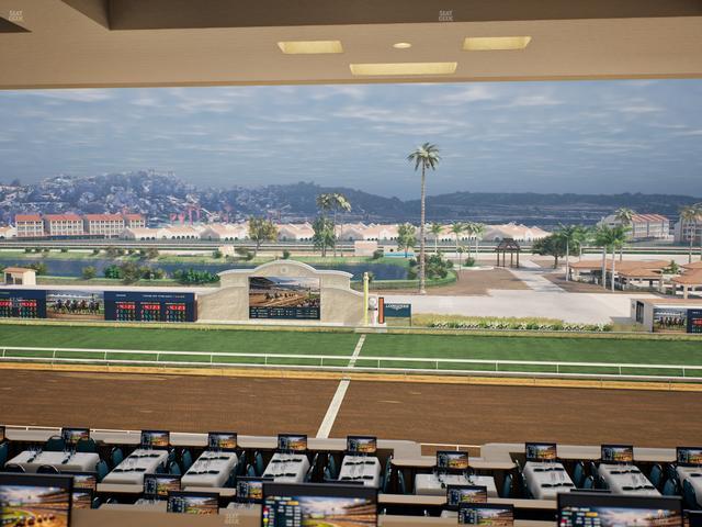 Del Mar Thoroughbred Club - Section Turf Club Lvl 4 Tbl D 7 Seat View