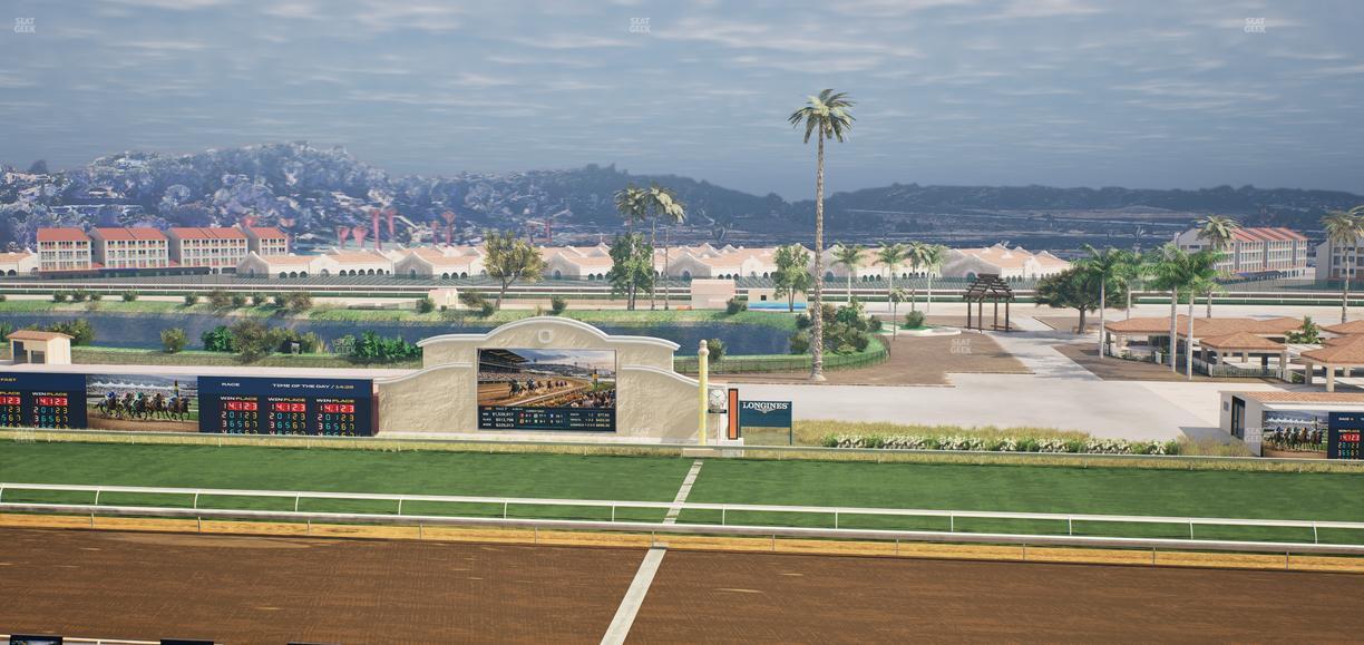 Del Mar Thoroughbred Club - Section Turf Club Lvl 4 Tbl D 8 Seat View