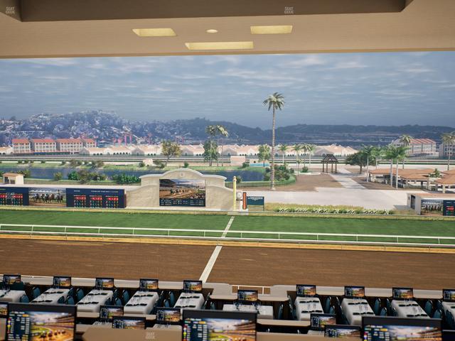 Del Mar Thoroughbred Club - Section Turf Club Lvl 4 Tbl D 8 Seat View