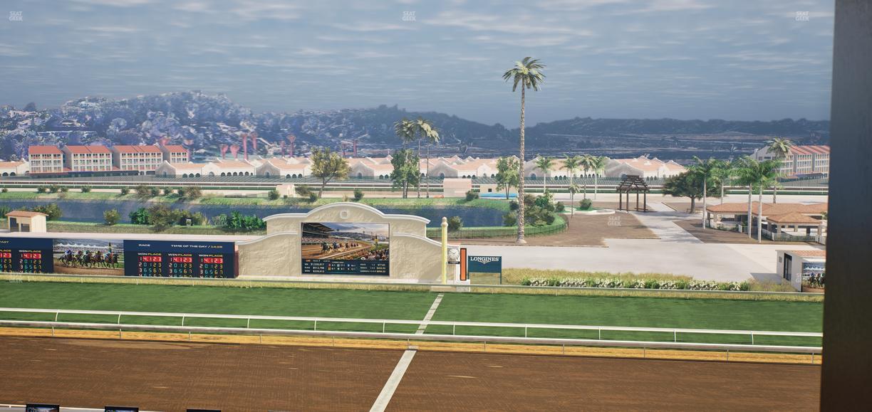 Del Mar Thoroughbred Club - Section Turf Club Lvl 4 Tbl D 9 Seat View