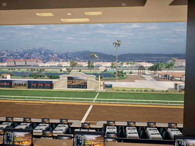 Del Mar Thoroughbred Club - Section Turf Club Lvl 4 Tbl D 9 Seat View