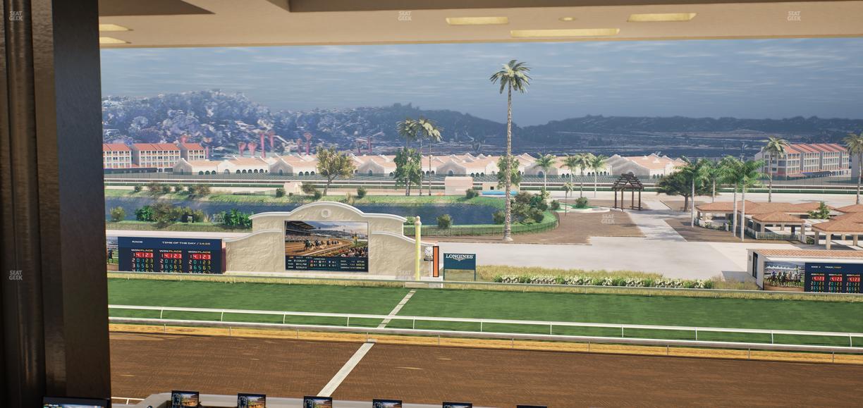 Del Mar Thoroughbred Club - Section Turf Club Lvl 4 Tbl E 12 Seat View
